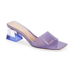 Gianvito Rossi Clear Slide Sandals