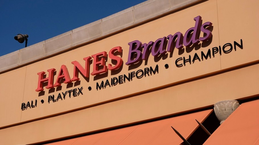 Hanesbrands said its Champion brand and the Hanes innerwear business accelerating on a two-year basis in the first quarter.