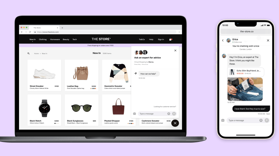Klarna has launched its Virtual Shopping offering, stemming from last year's reported $160 million acquisition of social shopping platform Hero.