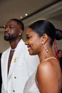 Duane Wade and Gabriela Union in Versace