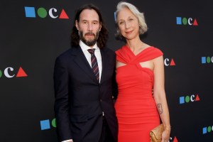 Keanu Reeves and Alexandra Grant