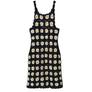 Mango Daisy Crochet Dress 