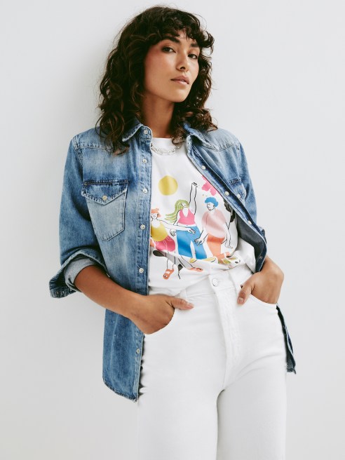 AG is the latest denim brand to link with artists in honor of Pride month.
