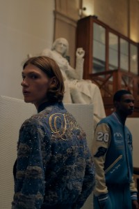 Backstage at Amiri Men’s Spring 2023