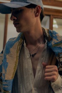 Backstage at Amiri Men’s Spring 2023