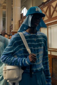 Backstage at Amiri Men’s Spring 2023