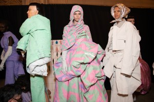 Backstage at Marc Jacobs RTW Fall 2022