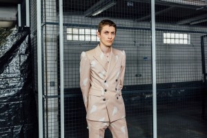 Backstage at Dries Van Noten Men’s Spring 2023