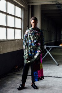 Backstage at Dries Van Noten Men’s Spring 2023
