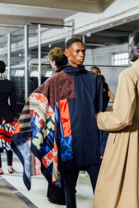 Backstage at Dries Van Noten Men’s Spring 2023