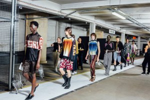 Backstage at Dries Van Noten Men’s Spring 2023