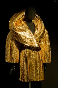 A Daniel Roseberry design for Schiaparelli worn by Beyoncé for a shoot in British Vogue.