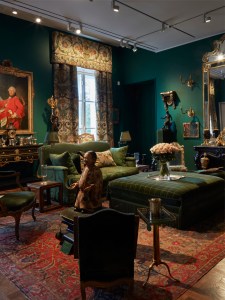 A view of the "Hubert de Givenchy — Collector" exhibition at Christie's Paris.