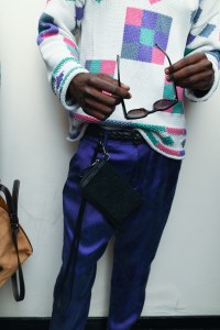 Backstage at Giorgio Armani Men’s Spring 2023