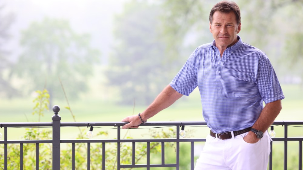 Sir Nick Faldo for Collars & Co.