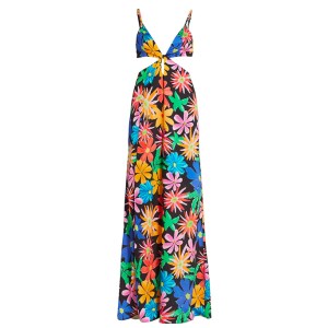 PatBO Aster Cut-Out Maxi Dress 