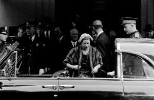 Queen Elizabeth II, Prince Phillip, Duke of Edinburgh in Chicago, Illinois in 1959.