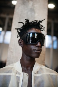 Backstage at Rick Owens Men's Spring 2022