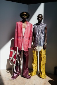 Backstage at Rick Owens Men's Spring 2022