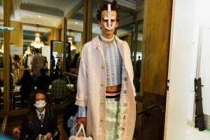 Backstage at Thom Brown Men's Spring 2023