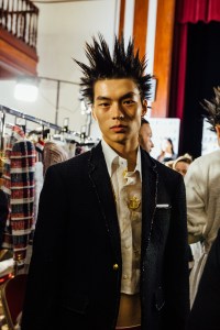 Backstage at Thom Brown Men's Spring 2023