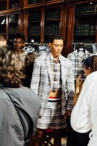 Backstage at Thom Brown Men's Spring 2023