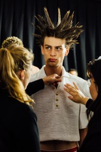 Backstage at Thom Brown Men's Spring 2023