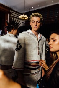 Backstage at Thom Brown Men's Spring 2023