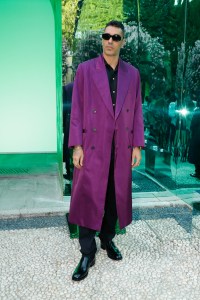 Front row at Versace Men's Spring 2023