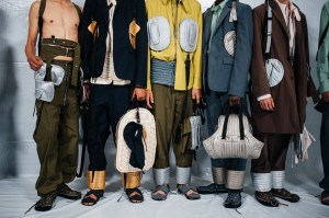 Backstage at Craig Green men's Spring 2023