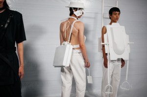 Backstage at Craig Green men's Spring 2023