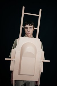 Backstage at Craig Green men's Spring 2023