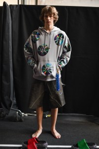 Backstage at JW Anderson Men's Spring 2023