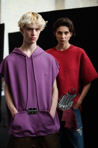 Backstage at JW Anderson Men's Spring 2023