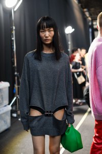 Backstage at JW Anderson Men's Spring 2023