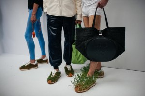 Backstage at Loewe Men's Spring 2023