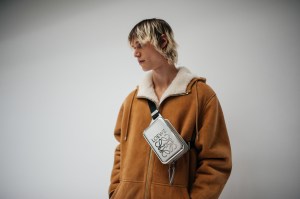 Backstage at Loewe Men's Spring 2023