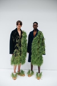 Backstage at Loewe Men's Spring 2023