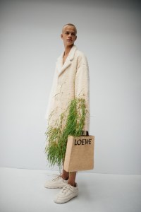 Backstage at Loewe Men's Spring 2023