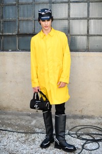Backstage at Moschino Men's Spring 2023