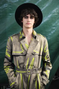 Backstage at Moschino Men's Spring 2023