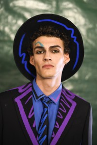 Backstage at Moschino Men's Spring 2023