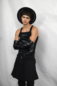Backstage at Moschino Men's Spring 2023