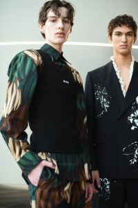 Backstage at MSGM Men's Spring 2023