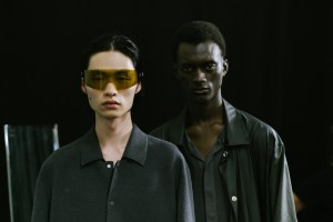 Backstage at Zegna Men's Spring 2023