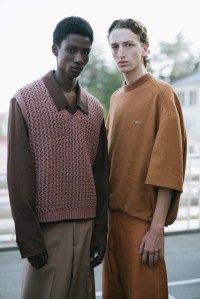 Backstage at Zegna Men's Spring 2023