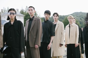 Backstage at Zegna Men's Spring 2023