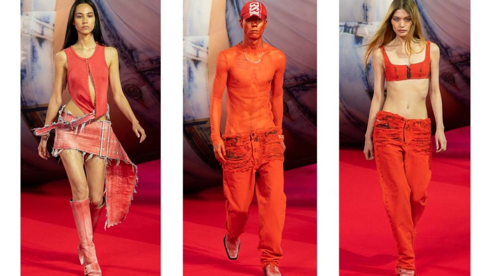 Diesel paid homage to Japan last week with a Tokyo show recreating its Fall/Winter 2022 collection.