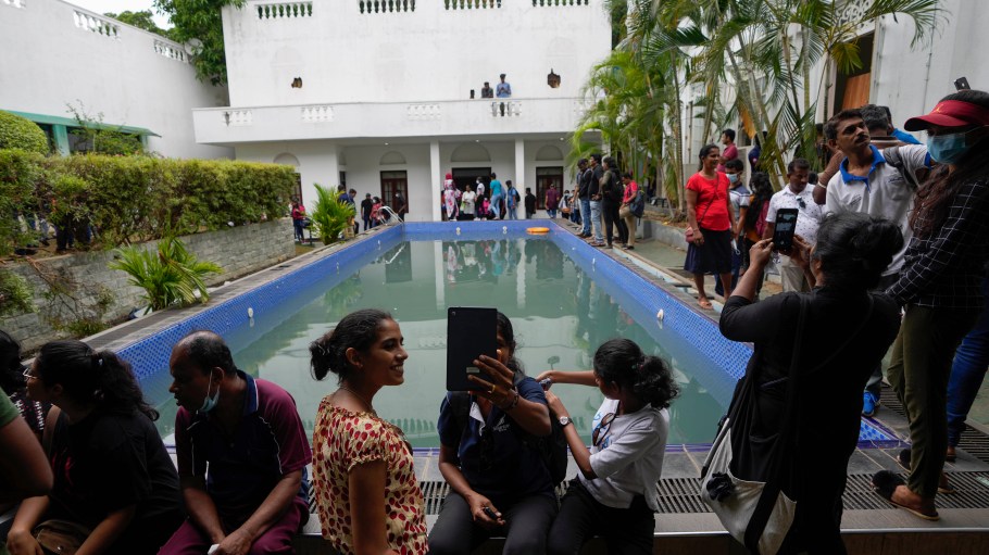 Protesters are occupying Gotabaya Rajapaksa’s official residence as policymakers decide who will replace the soon-to-be-former president.