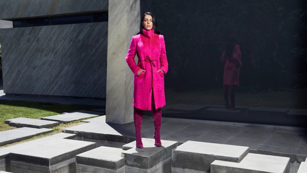 Georgina Rodriguez fronting Genny's fall 2022 ad campaign.